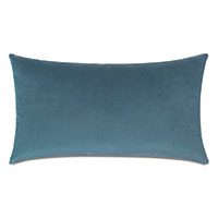 Uma Velvet Decorative Pillow in Blue