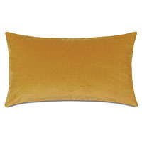 Uma Velvet Decorative Pillow in Mustard