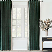 Esmeralda Velvet Curtain Panel