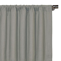 Breeze Linen Curtain Panel in Slate