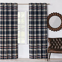 Scout Navy Curtain Panel