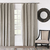 Evangeline Textured Curtain Panel