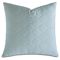 Viola Quilted Euro Sham in Sea