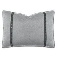 Higgins Grommet Trim Decorative Pillow