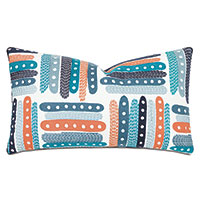 Phineas Embroidered Decorative Pillow
