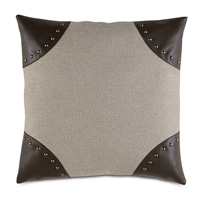 Reign Faux Leather Decorative Pillow