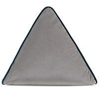 Uma Pyramid Decorative Pillow in Gray