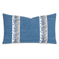 Chauncey Embroidered Border Decorative Pillow