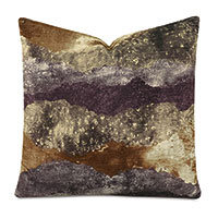 Storm Velvet Decorative Pillow