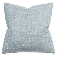 Clearview Dotted Decorative Pillow in Aqua