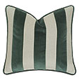 Steeplechaser Velvet Stripe Decorative Pillow
