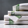 Adelle Percale Sheet Set In Grass