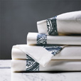 Adelle Percale Sheet Set In Marine
