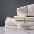 Linea Sheet Set In Ivory & Sable