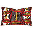 Akito Faux Ankara Decorative Pillow