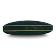 Velvet Demilune Decorative Pillow in Emerald