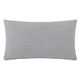 Brera Diagonal Tailor Tacks Decorative Pillow In Gray