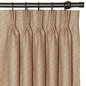 Braxton Camel Curtain Panel