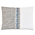 VIZCAYA EMBROIDERED DECORATIVE PILLOW
