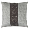 Zephyr Woven Trim Decorative Pillow