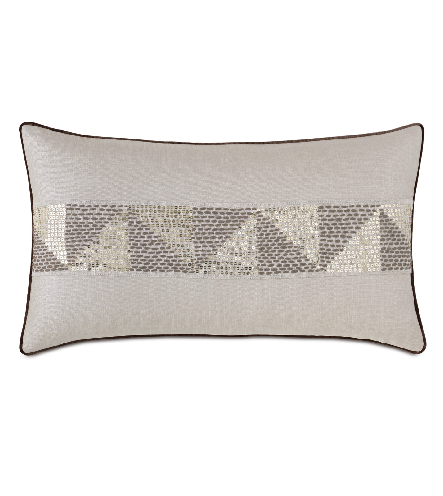 Teryn Sequined Decorative Pillow | Eastern Accents