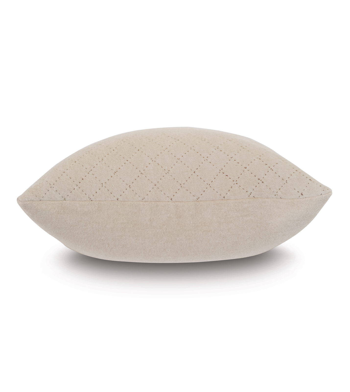 Brera Diagonal Tailor Tacks Decorative Pillow In Bisque | Eastern Accents
