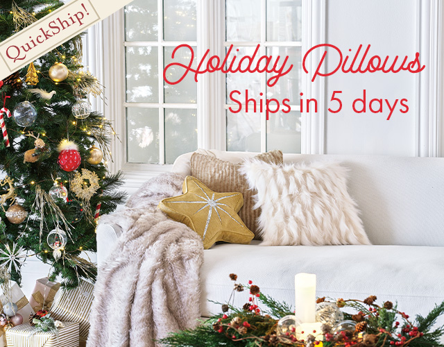 Holiday Pillows Quickship - Ships in 5 Days