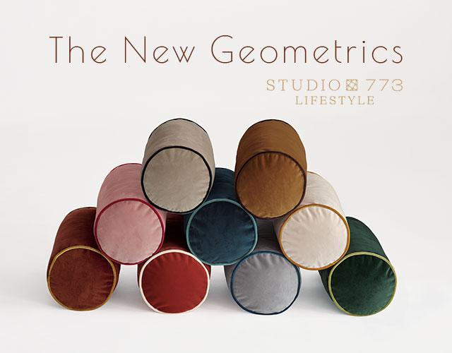 The New Geometrics shaped pillows by Studio 773