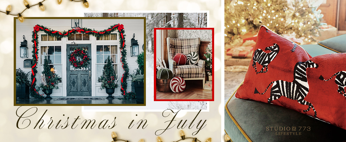 Christmas in July Decorations by Studio 773 Decorative Pillows